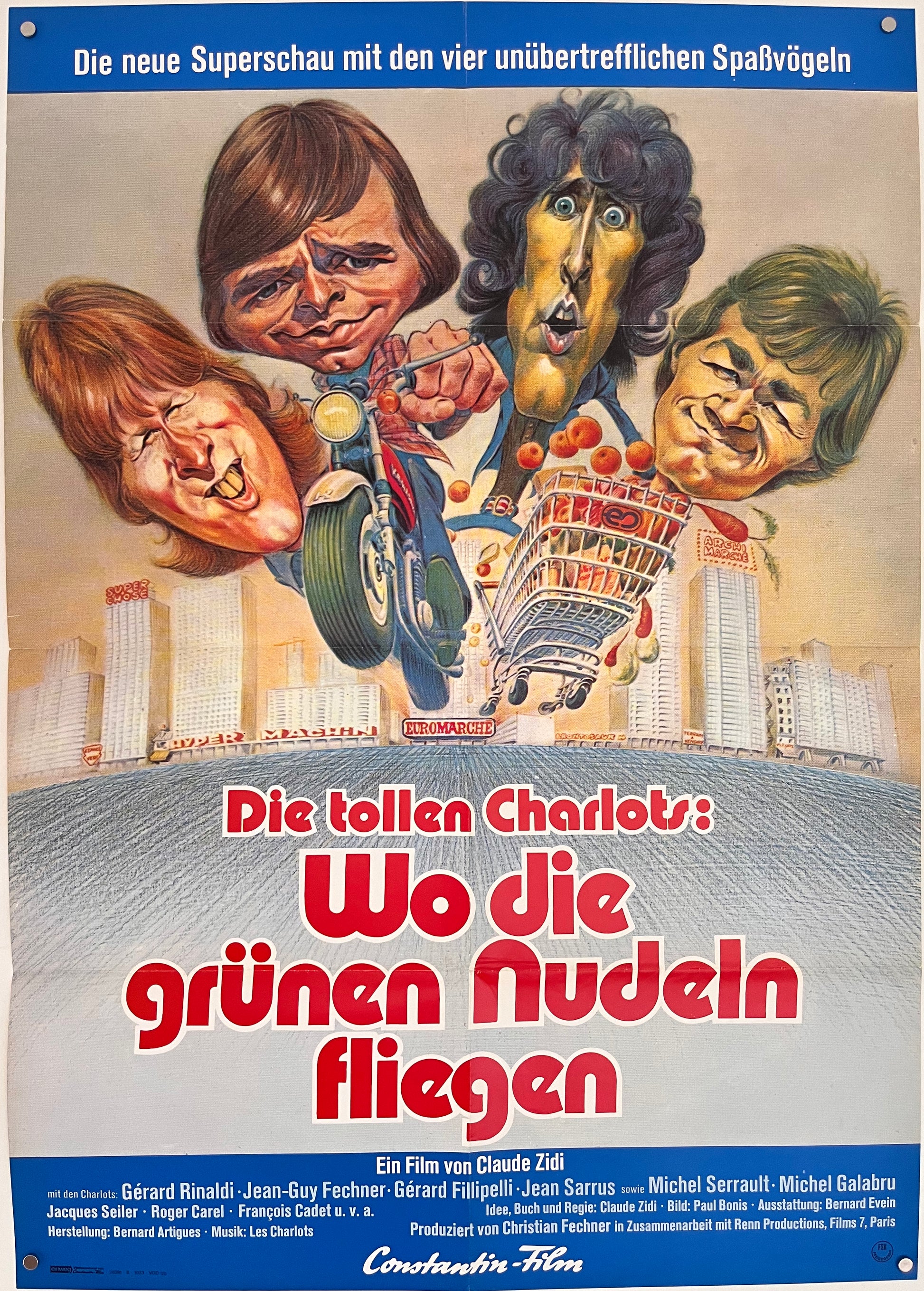 The Big Store - Wo Die Grunen Nudeln Fliegen (1981) Original German A1 Movie Poster