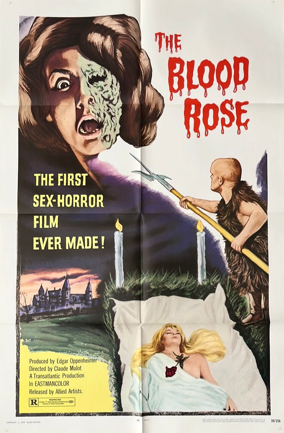 The Blood Rose (1970) Original US One Sheet Movie Poster