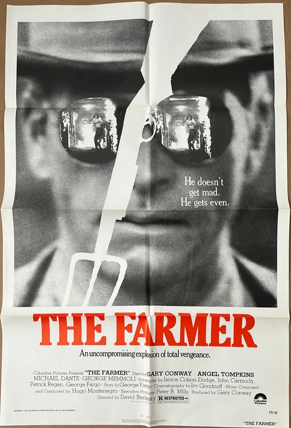 The Farmer (1977) Original US One Sheet Cinema Poster
