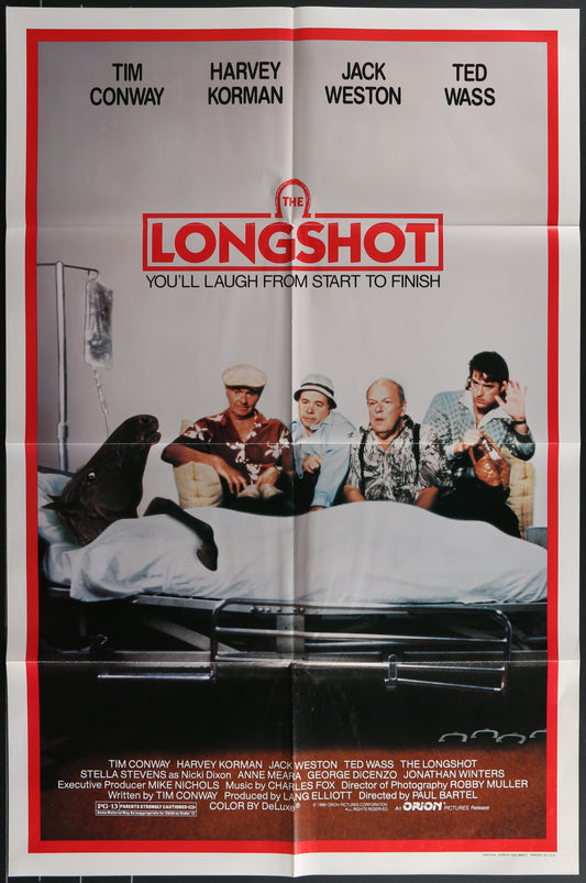 The Longshot (1986) Original US One Sheet Movie Poster