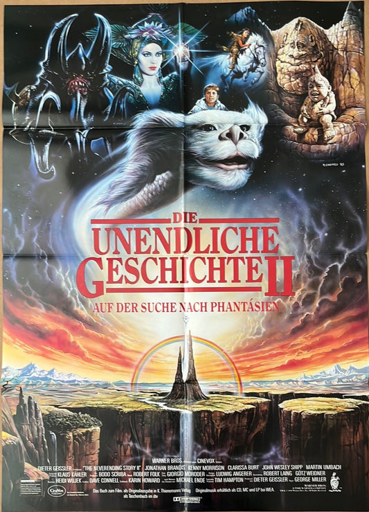Never Ending Story II Original German A1 Cinema Poster