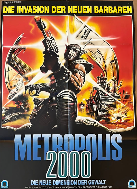 Metropolis 2000 Original German A1 Cinema Poster