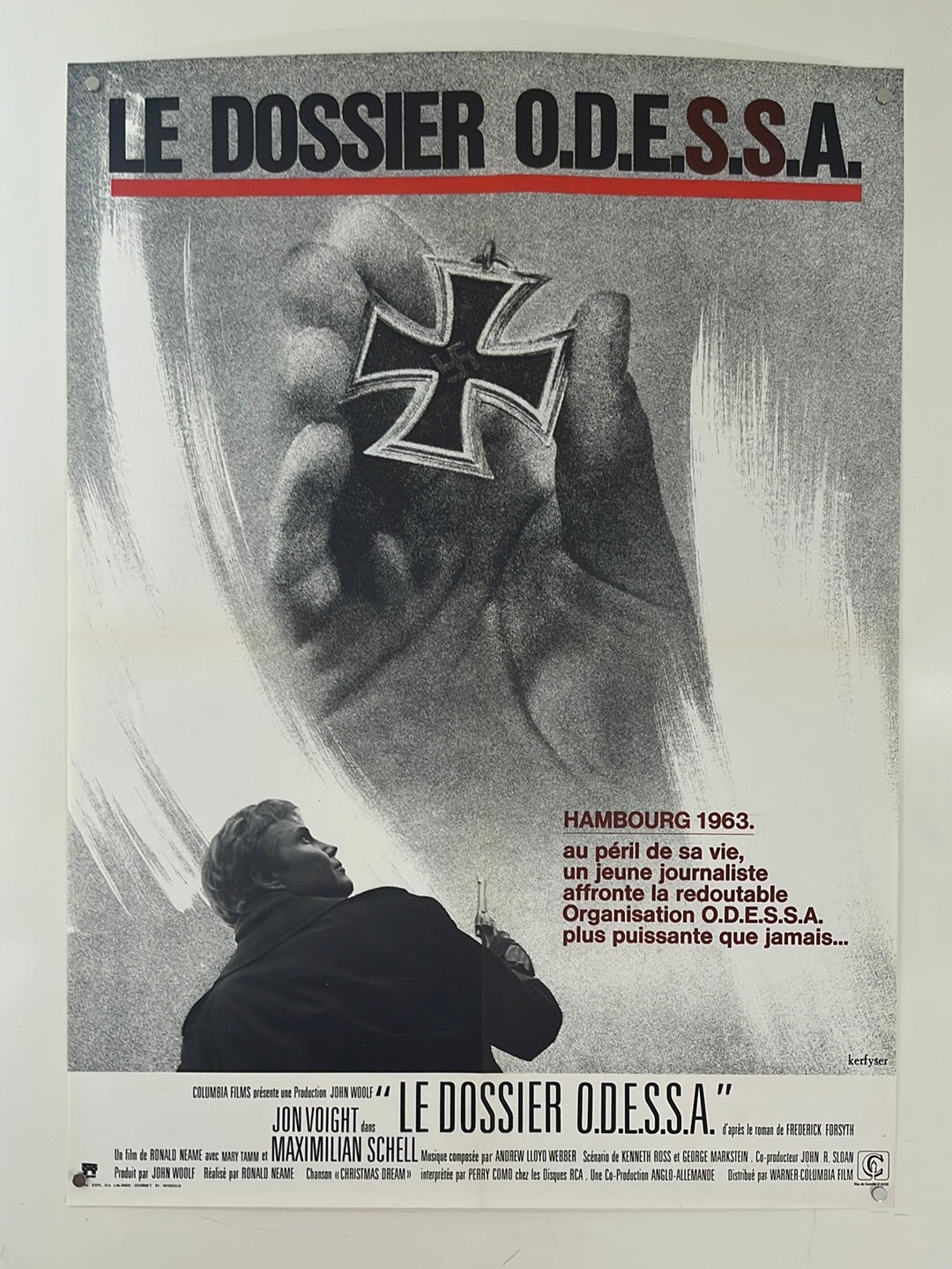 The Odessa File - Le Dossier Odesa (1975) Original French Affiche Cinema Poster