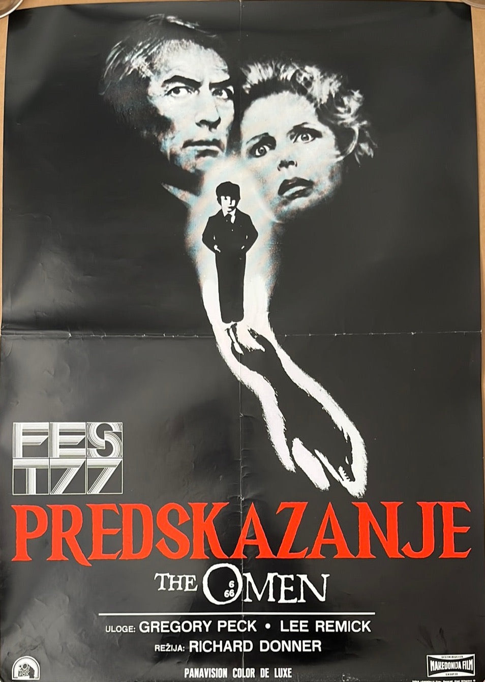 The Omen - Predskazanje (1976) Original Yugoslavian Cinema Poster