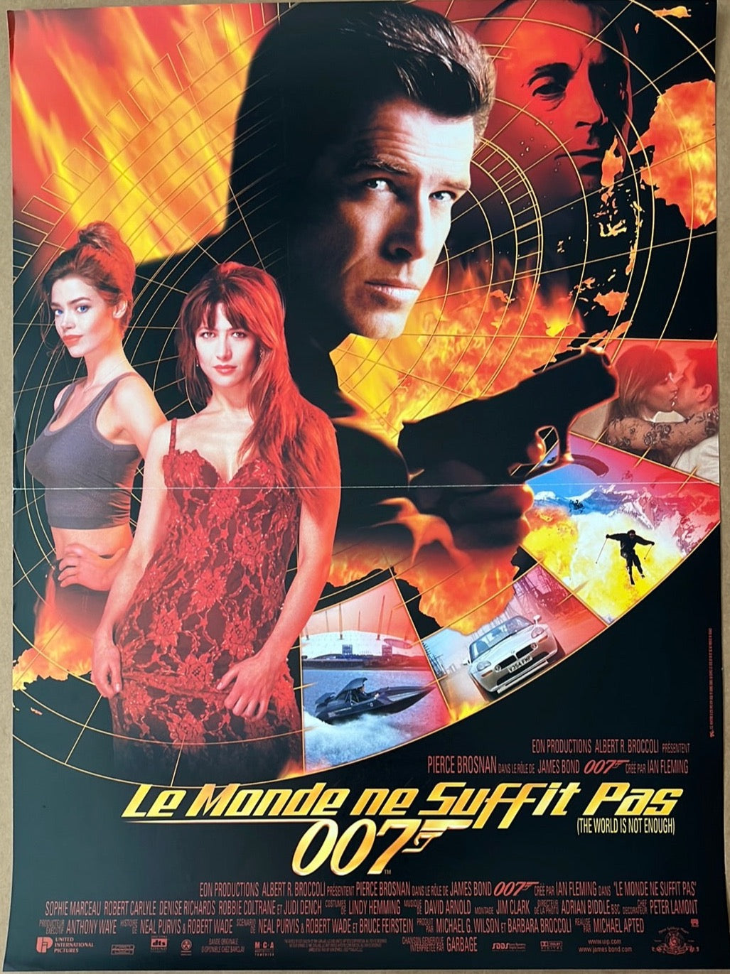 The World Is Not Enough - Le Monde Ne Suffit Pas - James Bond 007 (1999) Original French "Petite" Cinema Poster