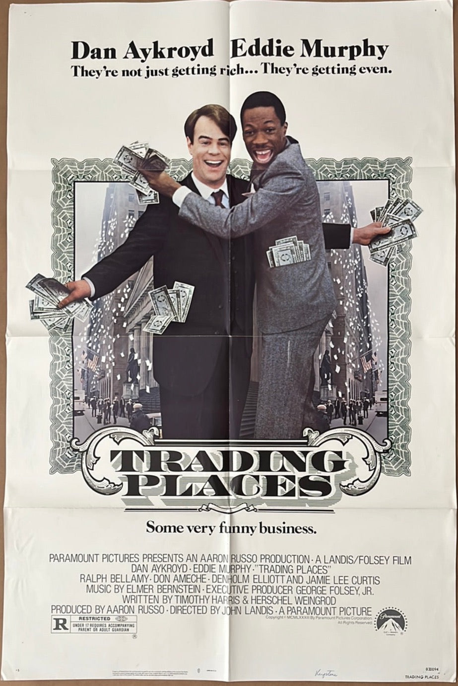 Trading Places (1983) Original US One Sheet Cinema Poster