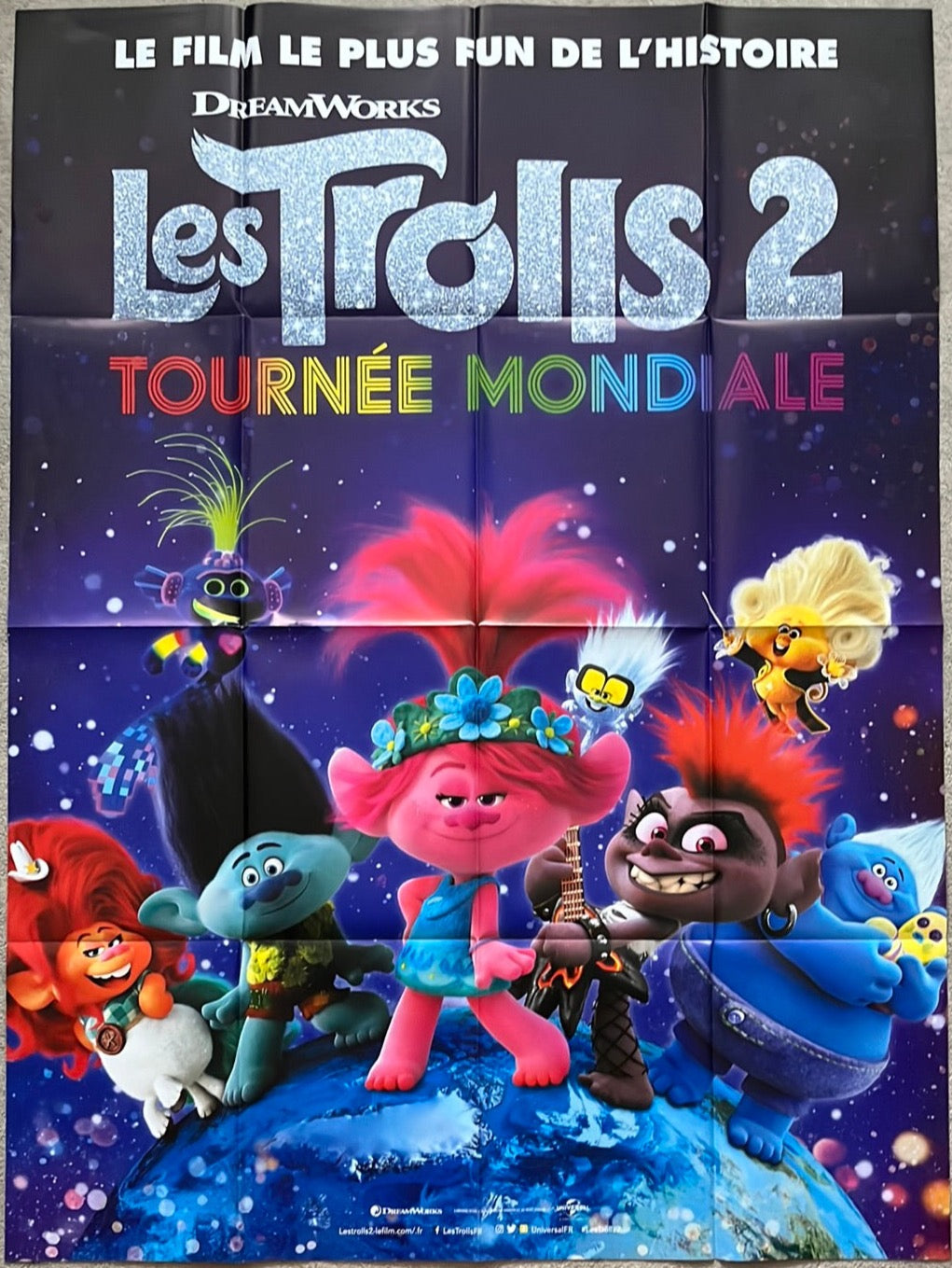 Trolls World Tour French Cinema Poster
