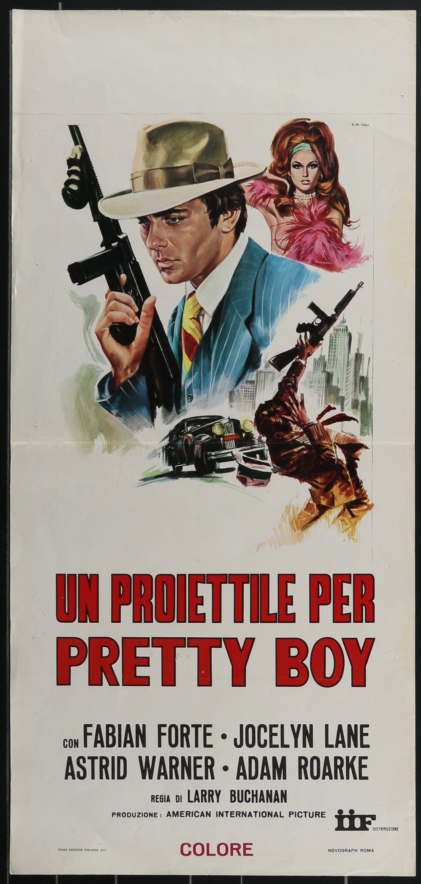 Un Proiettile Per Pretty Boy - A Bullet For Pretty Boy (1970) Original Italian Locandina Movie Poster