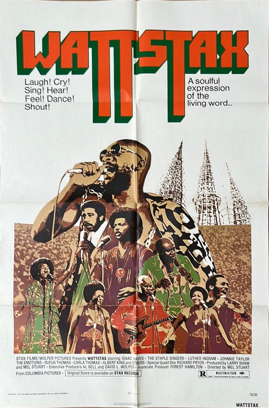 Wattstax Original US One Sheet Cinema Poster
