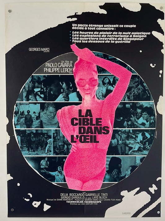 Wild Eye - La Cible Dans L'Oeil (1967) Original French Affiche Cinema Poster