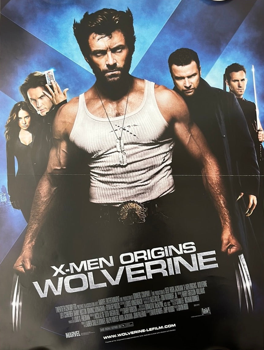 X-Men Origins Wolverine Original French Petite Cinema Poster