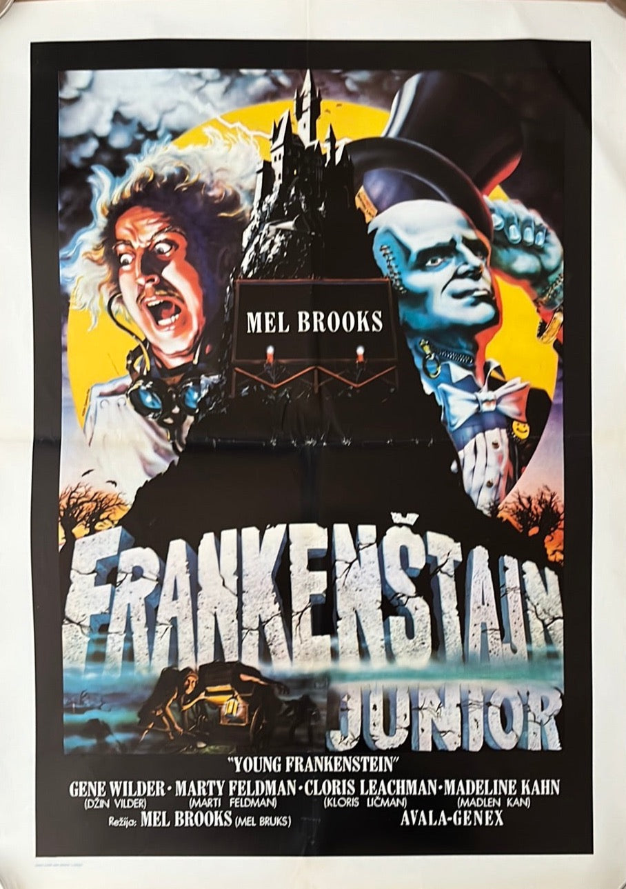 Young Frankenstein - Franekstajn Junior (1974) Original Yugoslavian Cinema Poster
