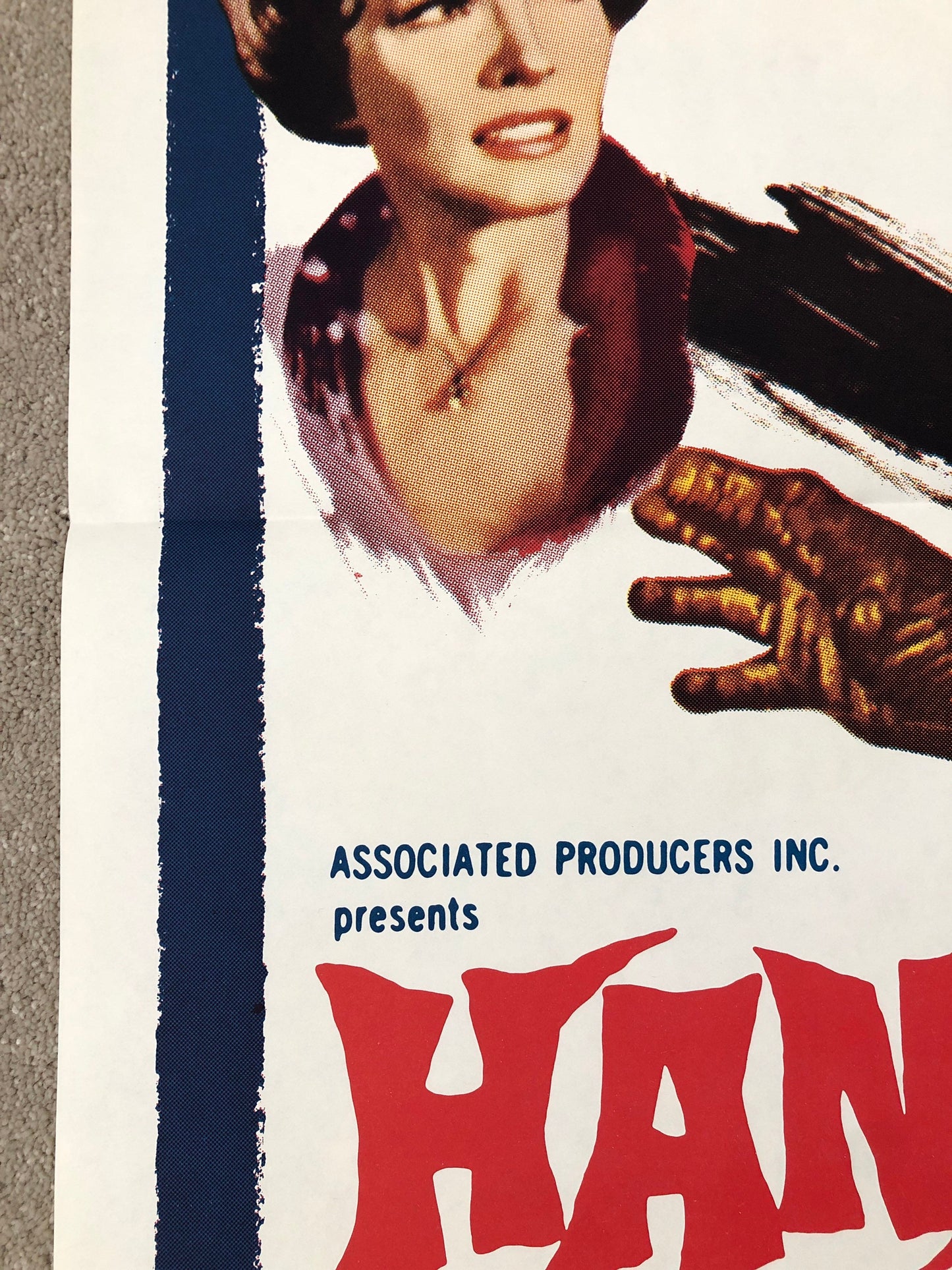 Hand Of Death (1962) Original US One Sheet Cinema Poster