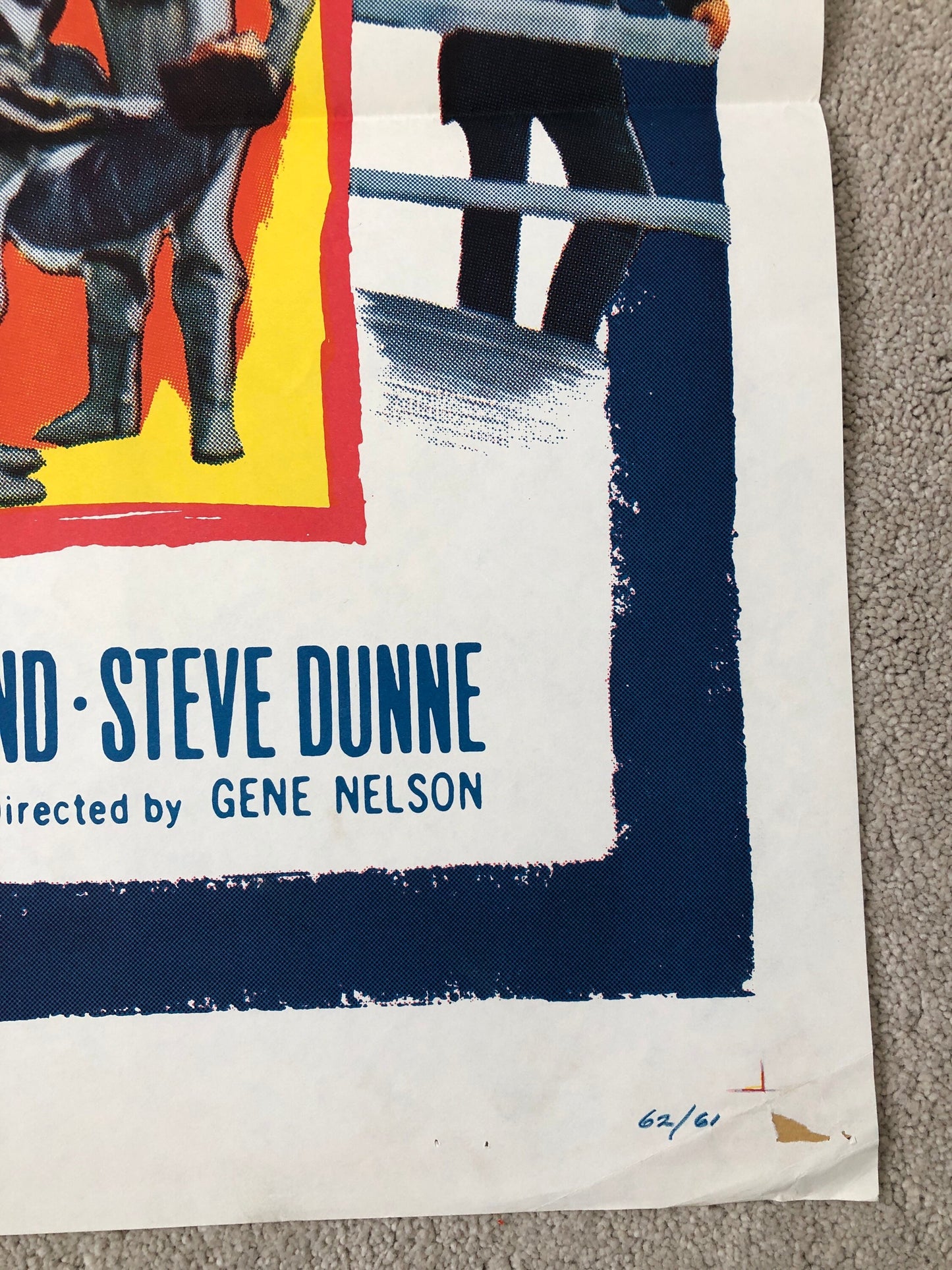 Hand Of Death (1962) Original US One Sheet Cinema Poster