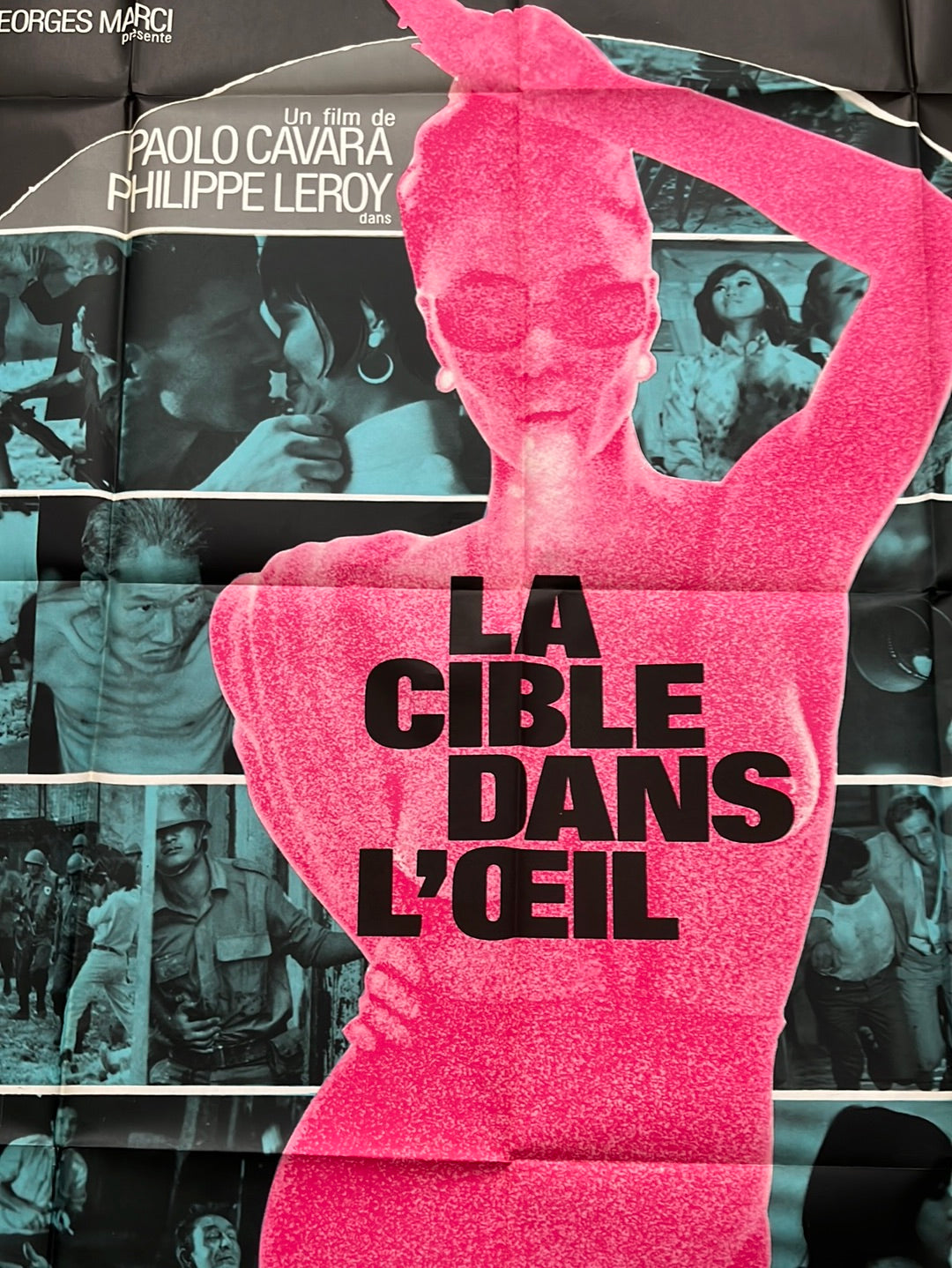 Wild Eye - La Cible Dans L'Oeil (1968) Original French One Panel Cinema Poster