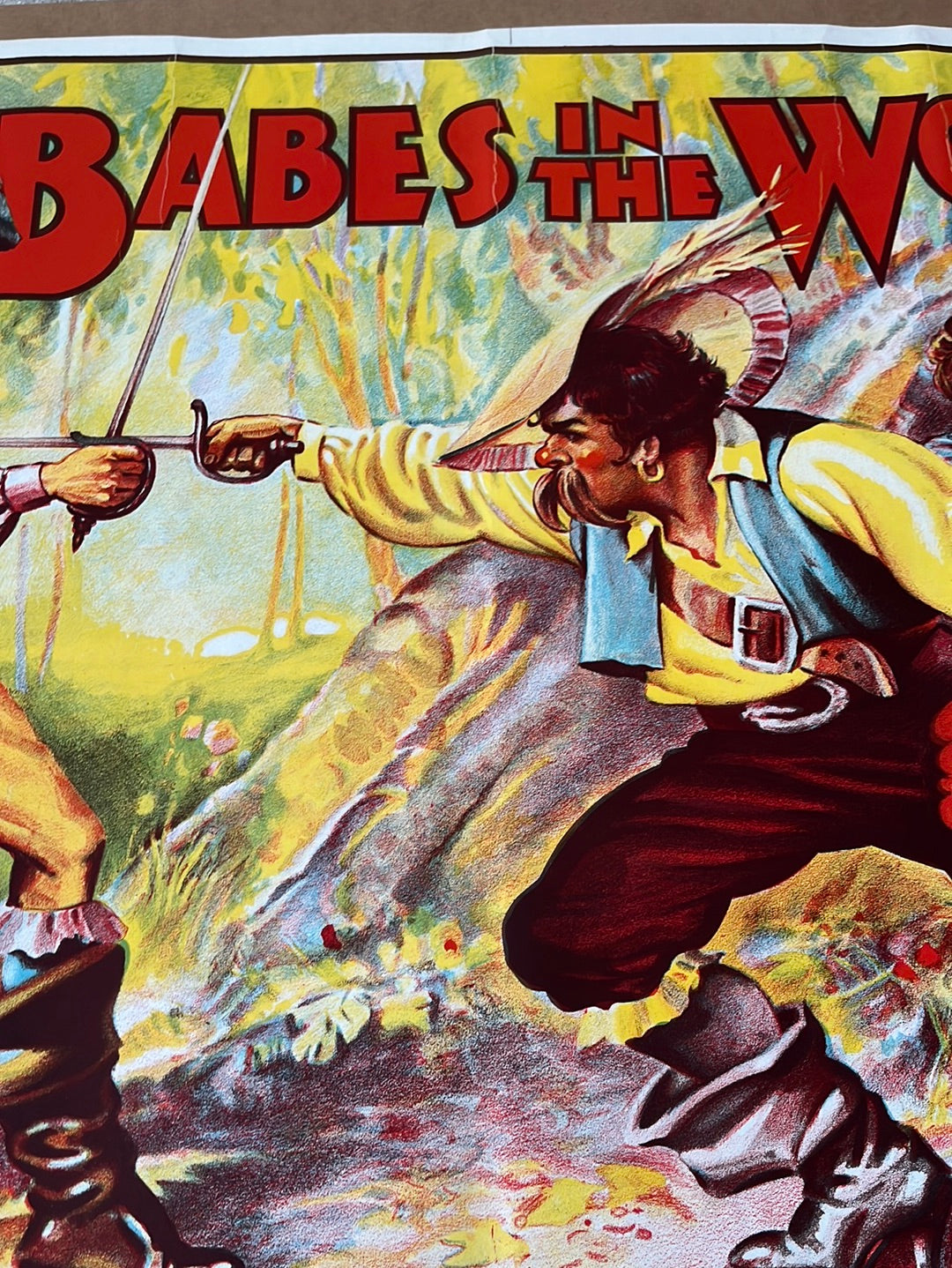 Babes In The Woods (1930s) Original UK Pantomime Quad Poster