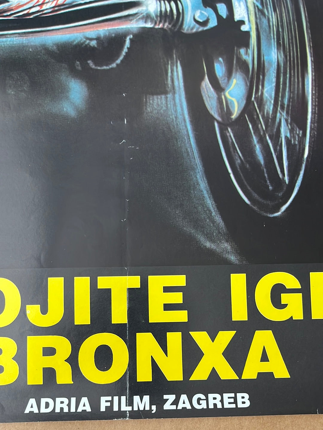 1990: The Bronx Warriors - Ubojite Igre Bronxa (1982) Original Yugoslavian Video Poster