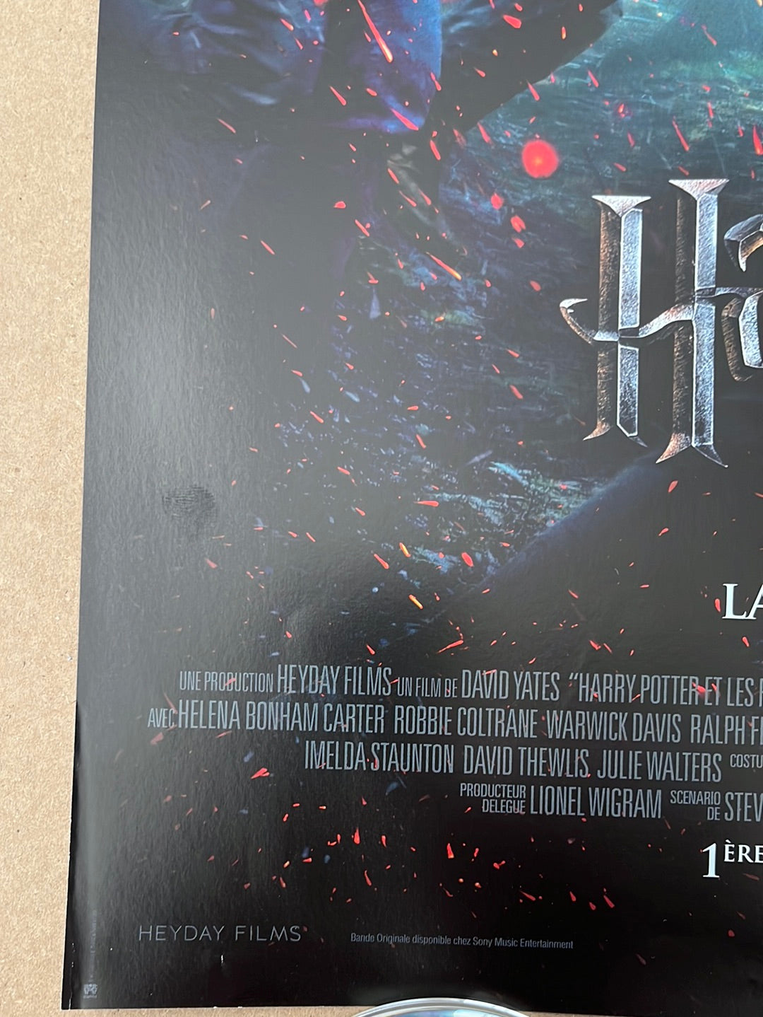 Harry Potter And the Deathly Hallows Part 1 (2010) Original French 'Petite' Cinema Poster