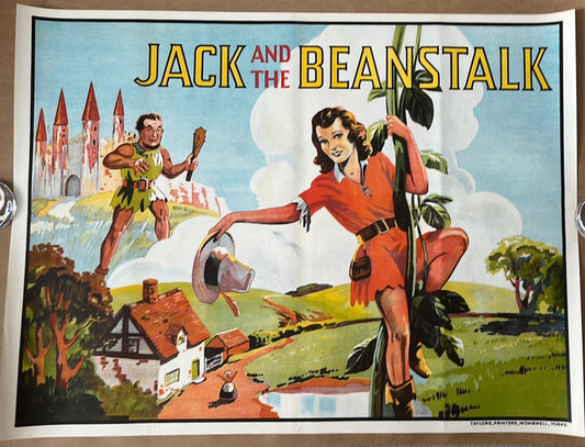 Jack And The Beanstalk UK Theatre Quad Poster