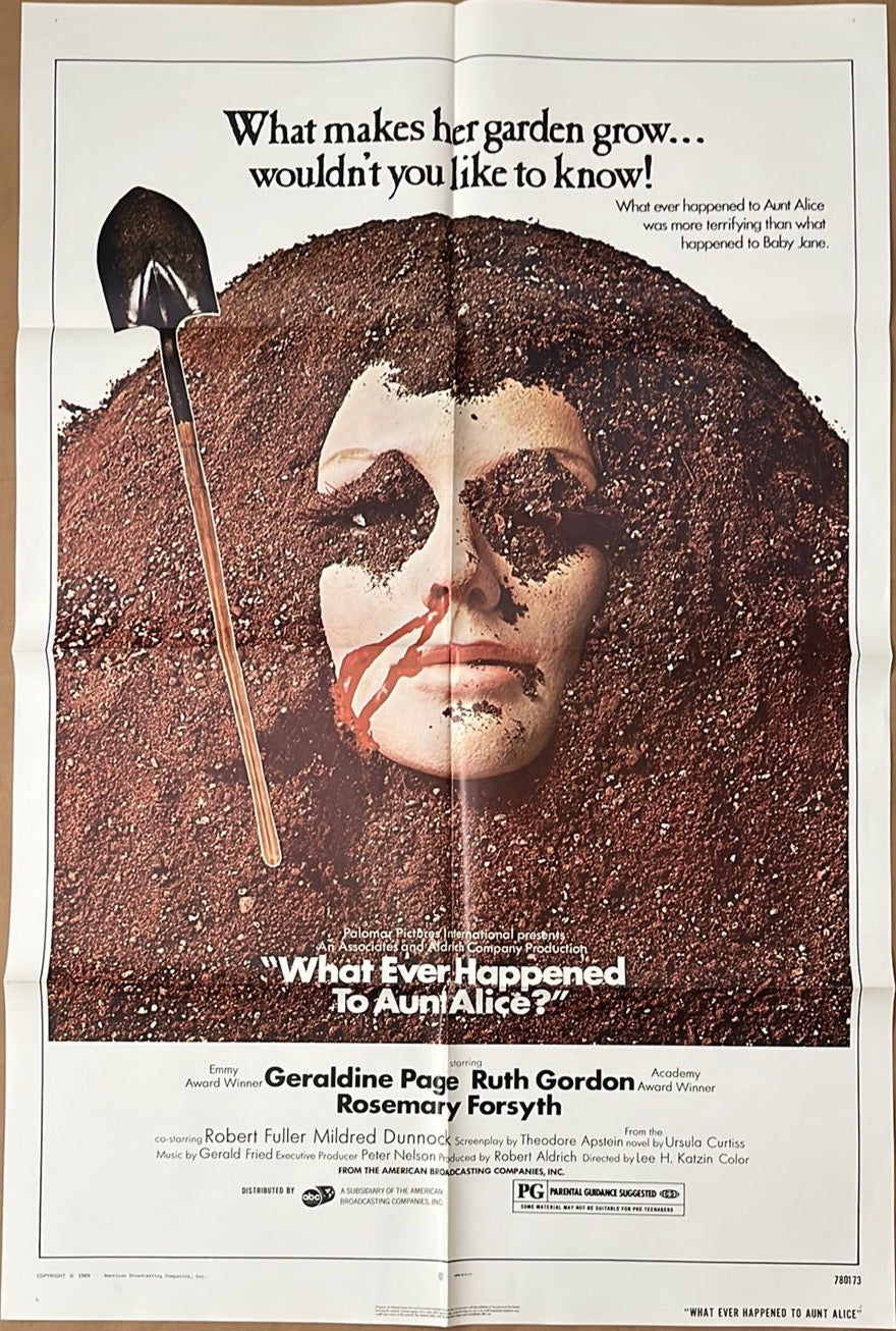 What Ever Happened To Aunt Alice (1978 Re-Release) Original US One Sheet Cinema Poster