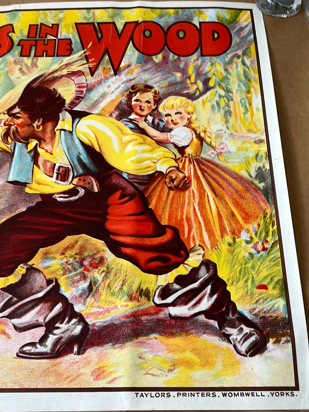 Babes In The Woods (1930s) Original UK Pantomime Quad Poster