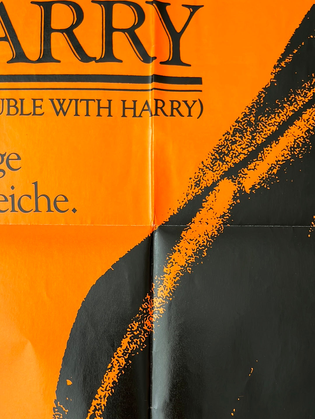 The Trouble With Harry (1983 Re-Release) Original German A1 Cinema Poster