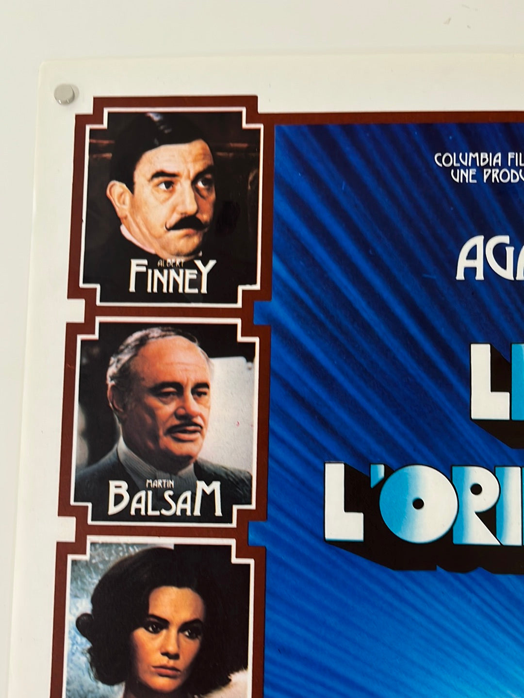 Murder On The Orient Express - Le Crime De L'Orient Express (1974) Original French Affiche Cinema Poster