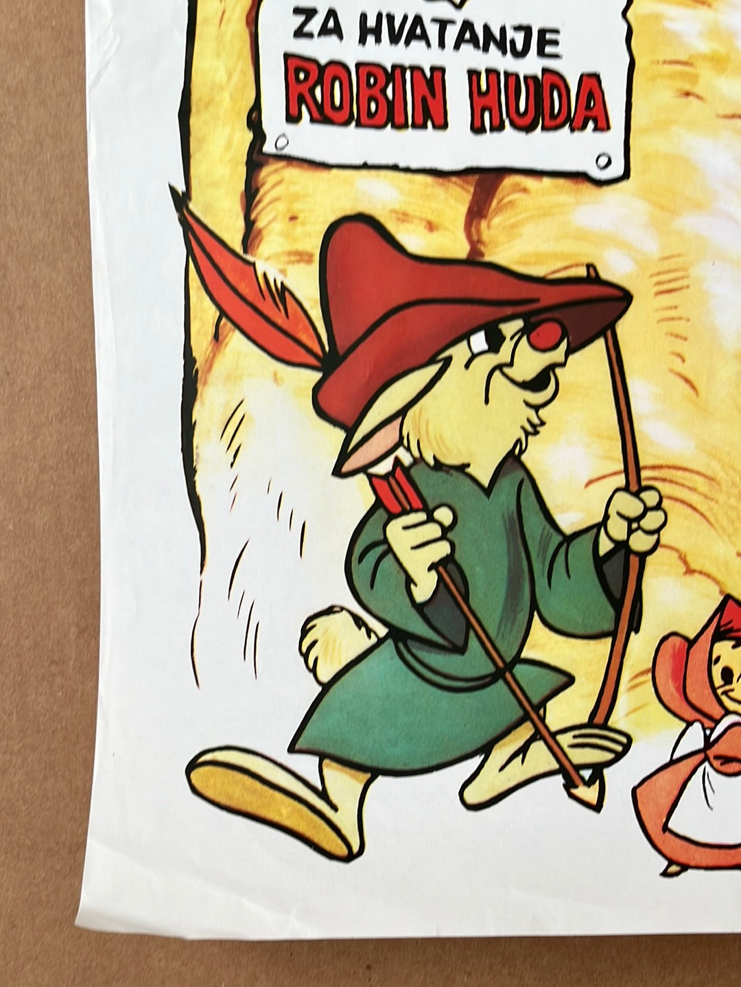 Walt Disney's Robin Hood (1973) Original Yugoslavian Cinema Poster