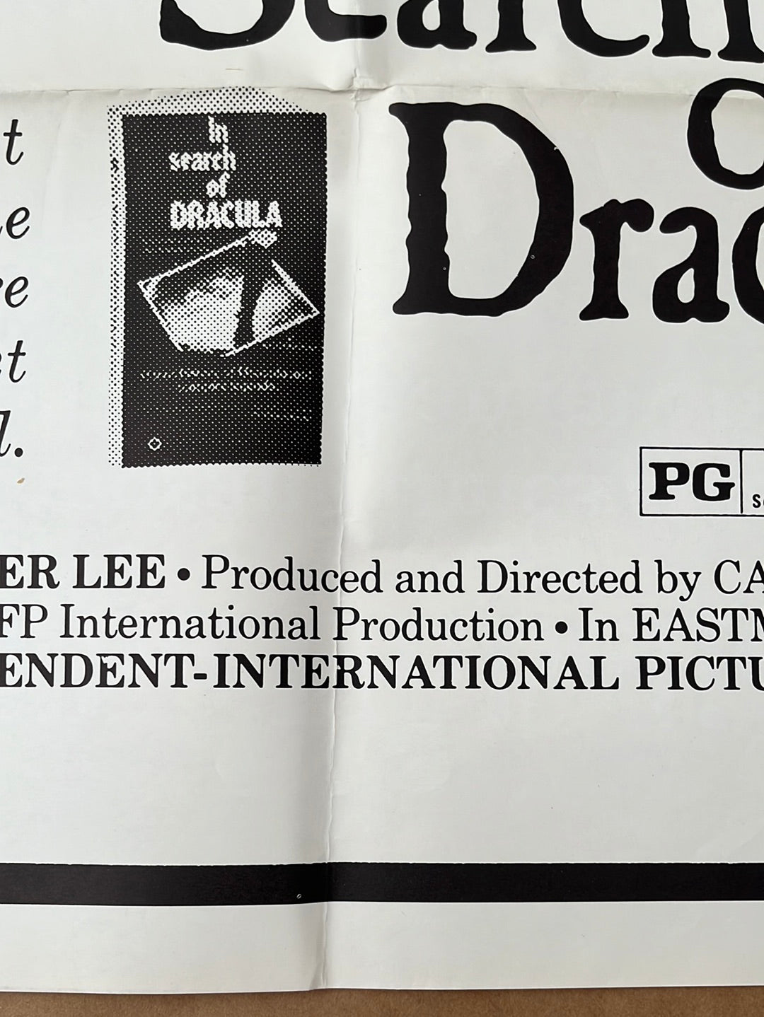 In Search Of Dracula (1974) Original US One Sheet Cinema Poster