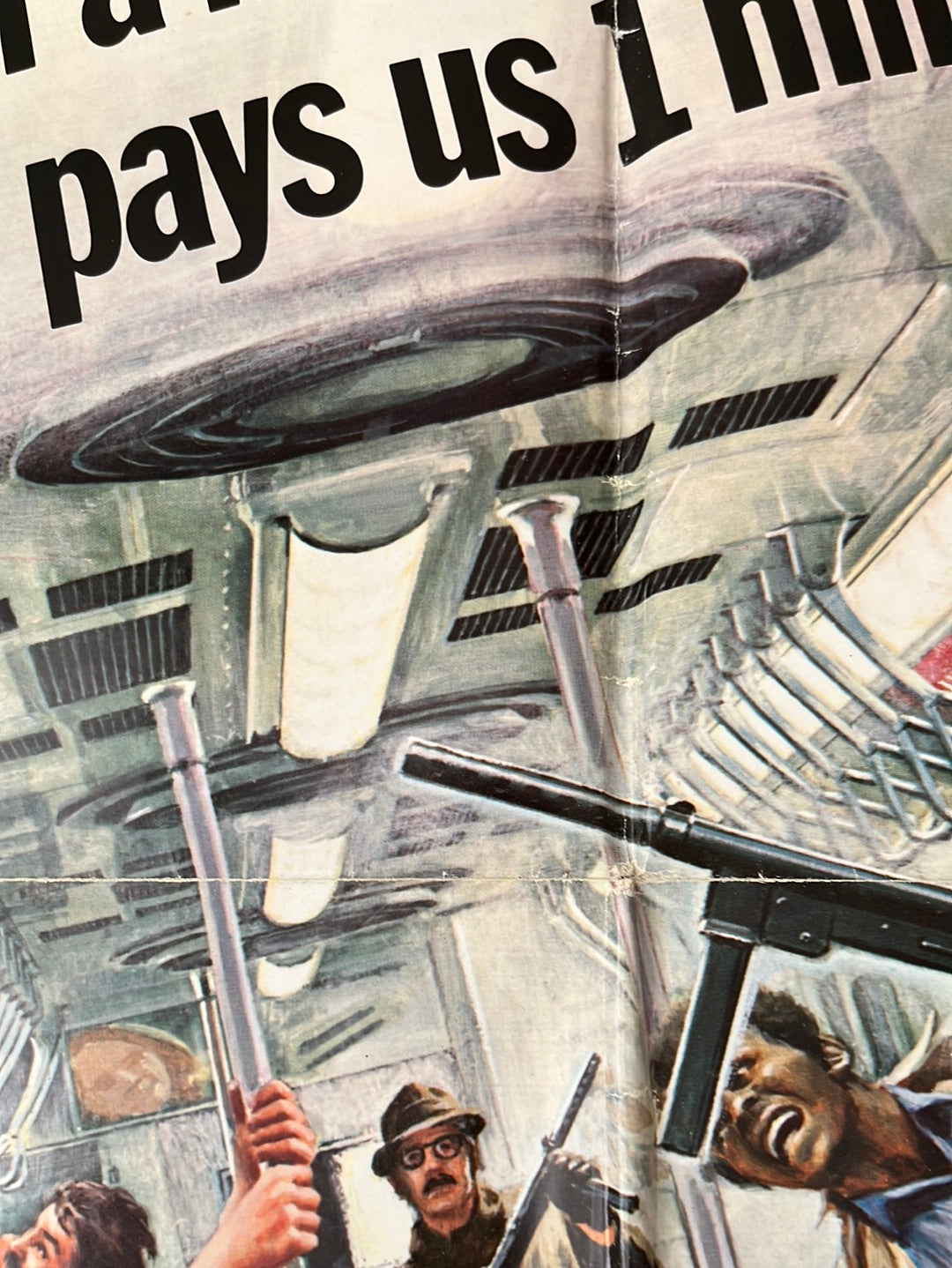 The Taking Of Pelham One Two Three (1974) Original US One Sheet Cinema Poster