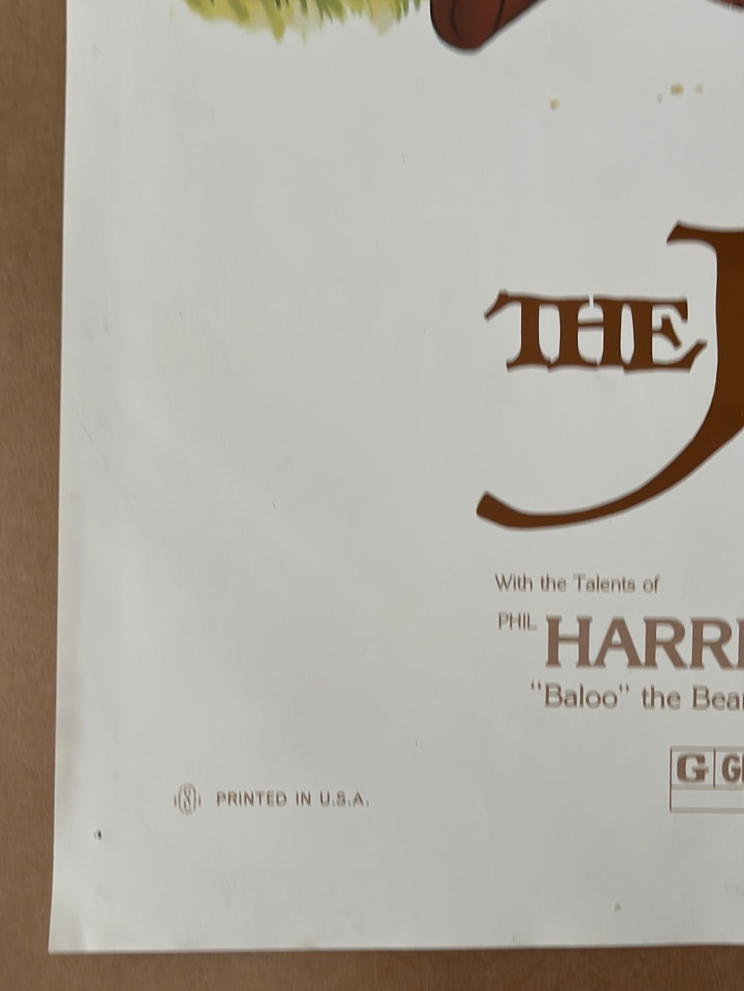 The Jungle Book (1984 Re-Release) Original US One Sheet Cinema Poster