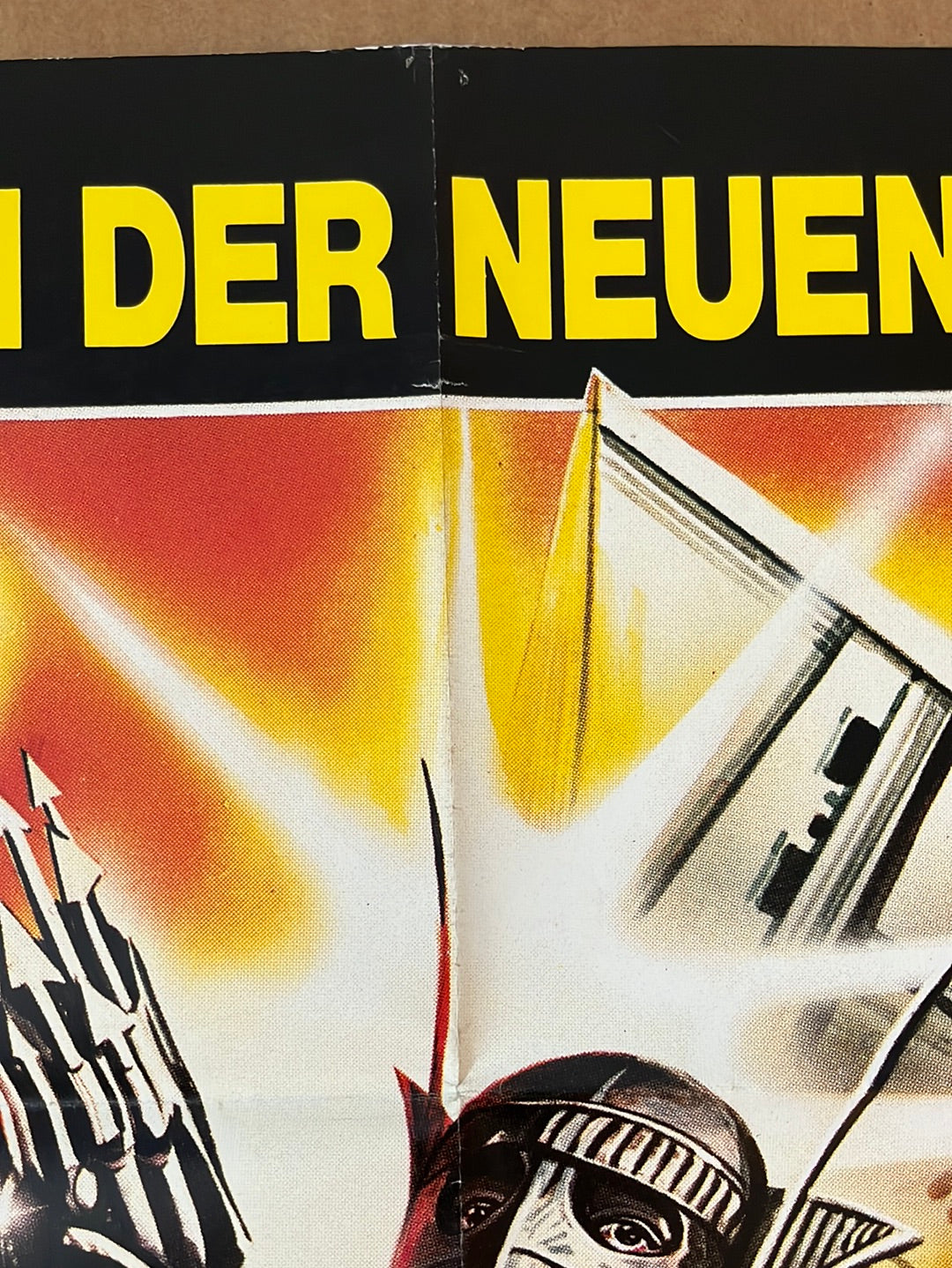 The New Barbarians - Metropolis 2000 (1983) Original German A1 Cinema Poster