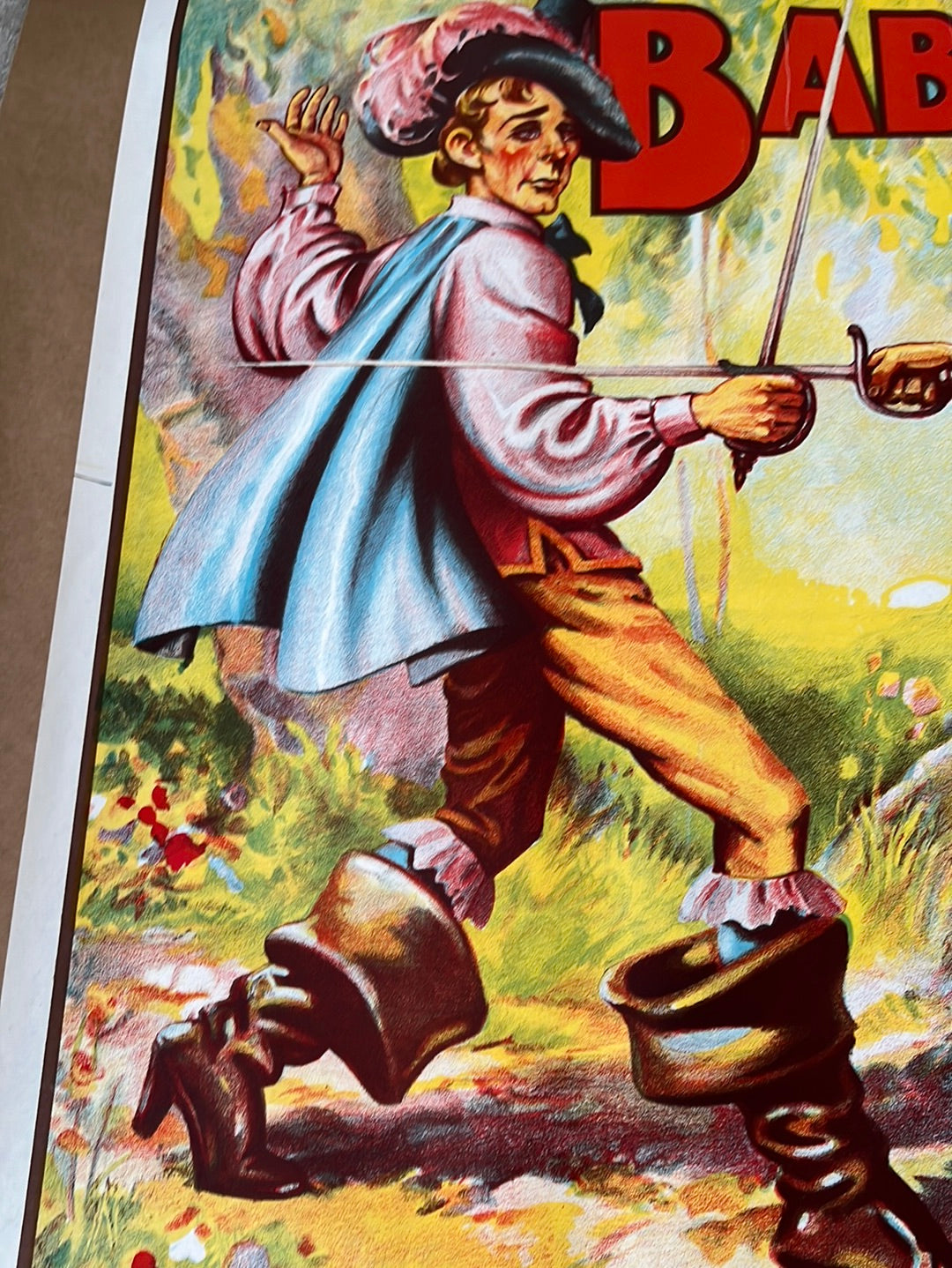 Babes In The Woods (1930s) Original UK Pantomime Quad Poster