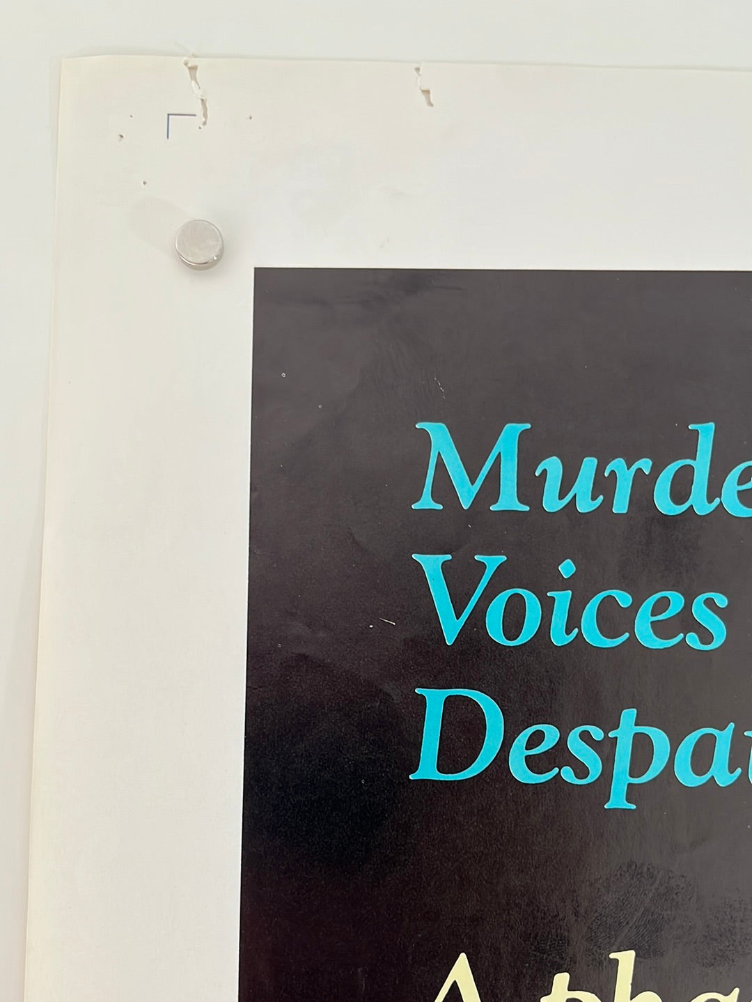 Fragment Of Fear (1970) Original US One Sheet Cinema Poster