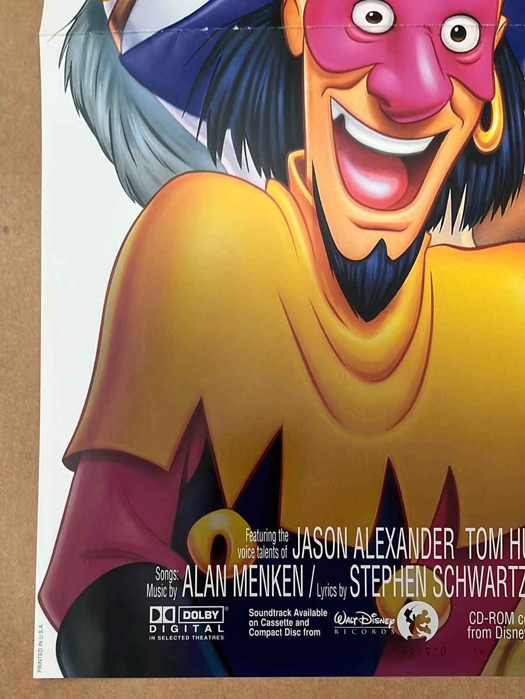 The Hunchback Of Notre Dame (1996) Original US One Sheet Cinema Poster