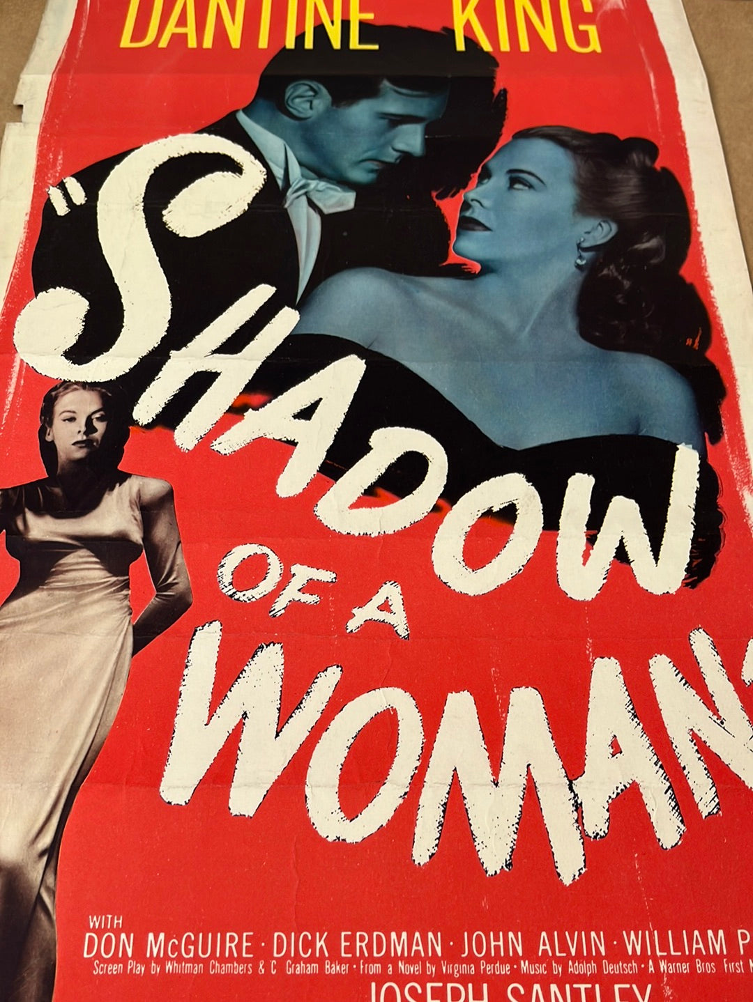 Shadow Of A Woman (1946) Original US Insert Cinema Poster