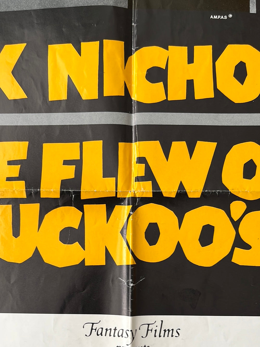 One Flew Over the Cuckoo's Nest (1975) Original US One Sheet Cinema Poster
