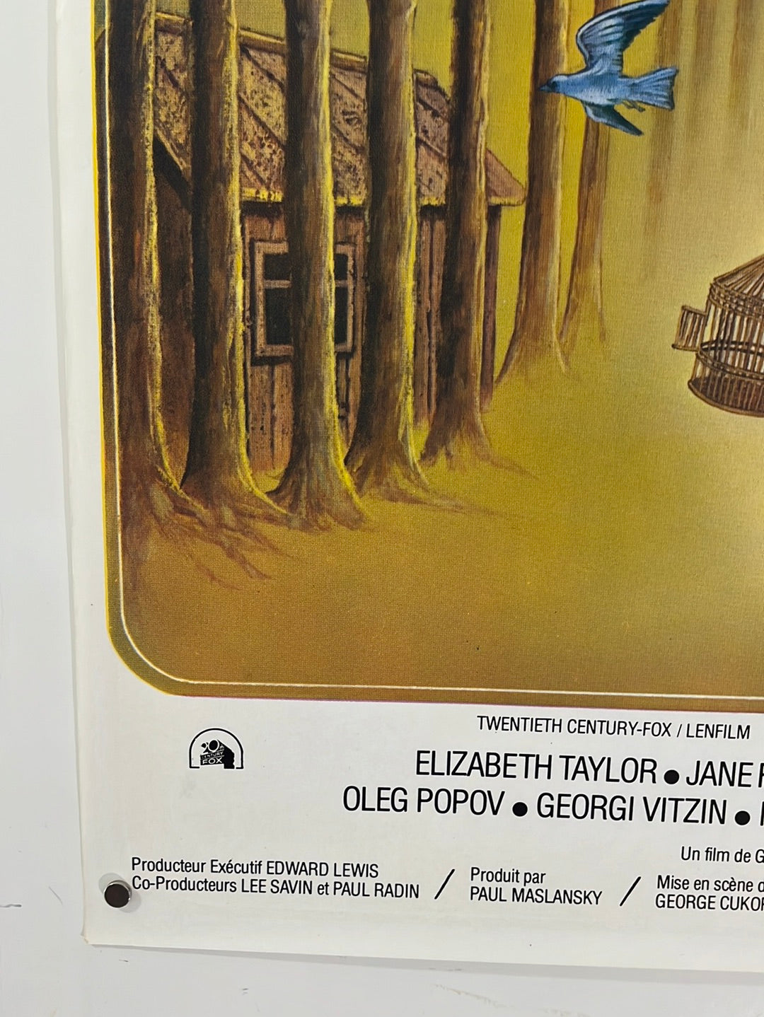 Blue Bird - L'Oiseau Blue (1976) Original French Affiche Cinema Poster