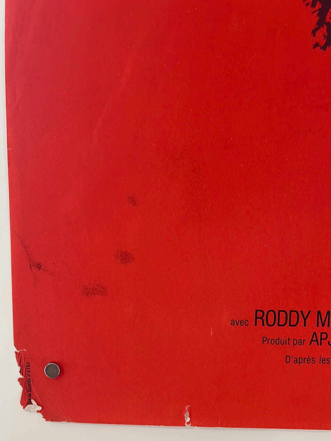 Conquest Of The Planet Of The Apes - La Conquete De La Planete Sed Singes (1972) Original French Affiche Cinema Poster