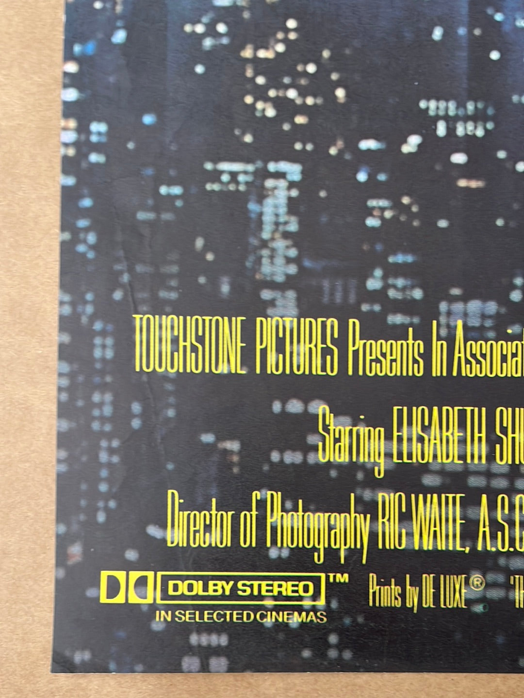 A Night On The Town (1987) Original UK Quad Cinema Poster - Adventures In Babysitting