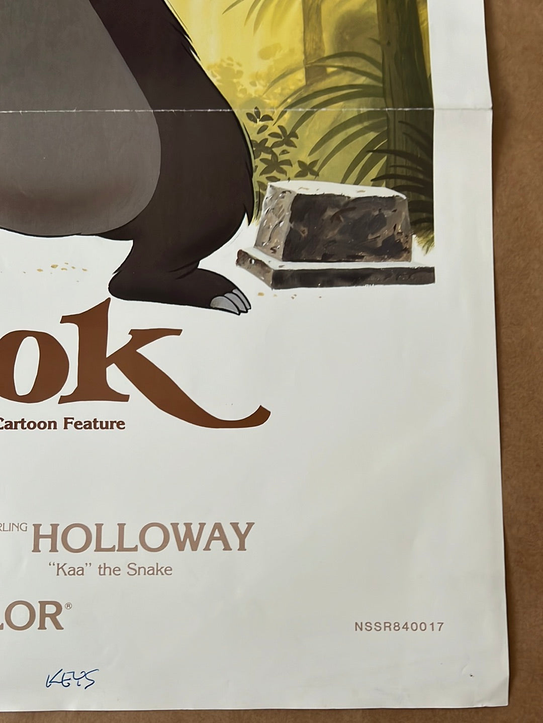 The Jungle Book (1984 Re-Release) Original US One Sheet Cinema Poster