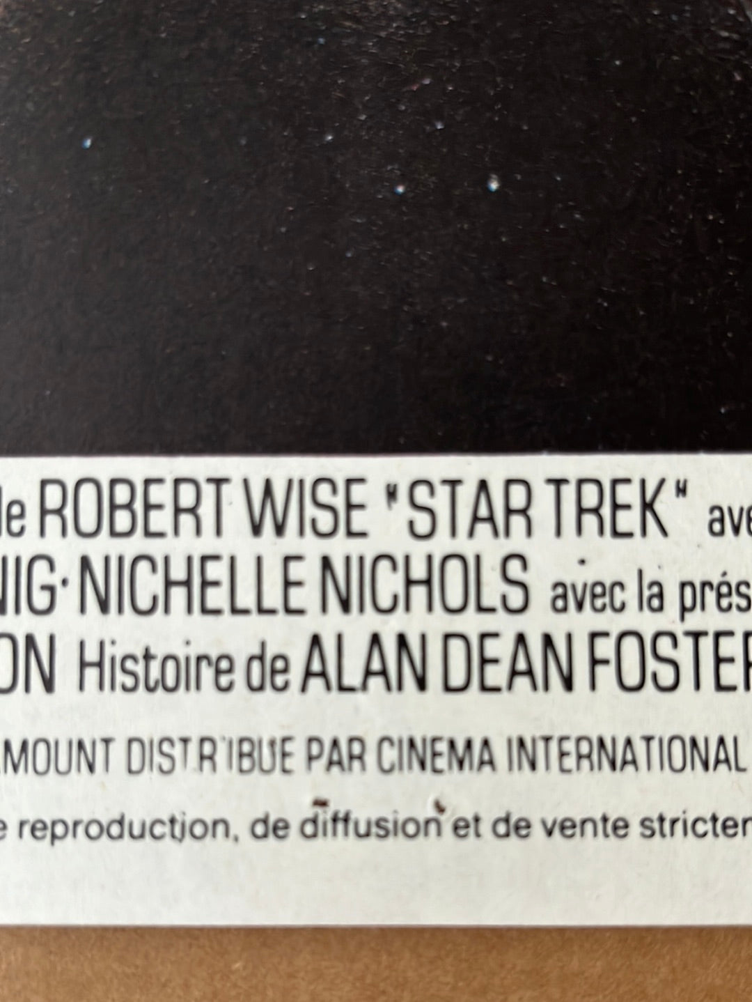 Star Trek (1979) Original French 'Petite' Cinema Poster