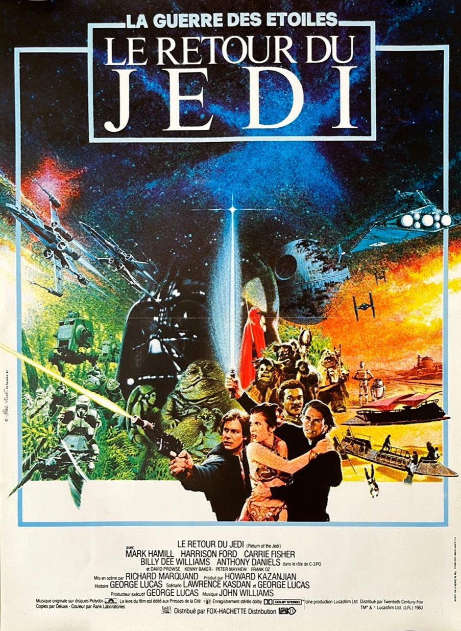 Return Of The Jedi Original French Petite Cinema Poster