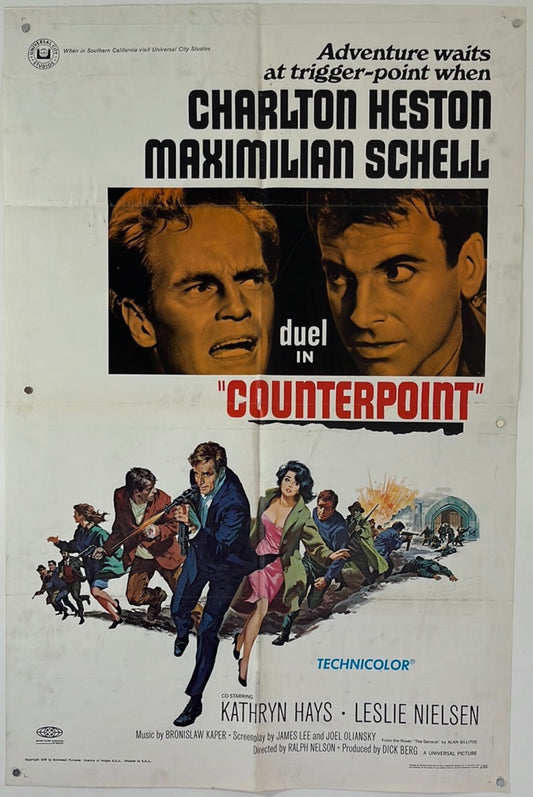 Counterpoint (1968) Original US One Sheet Cinema Poster