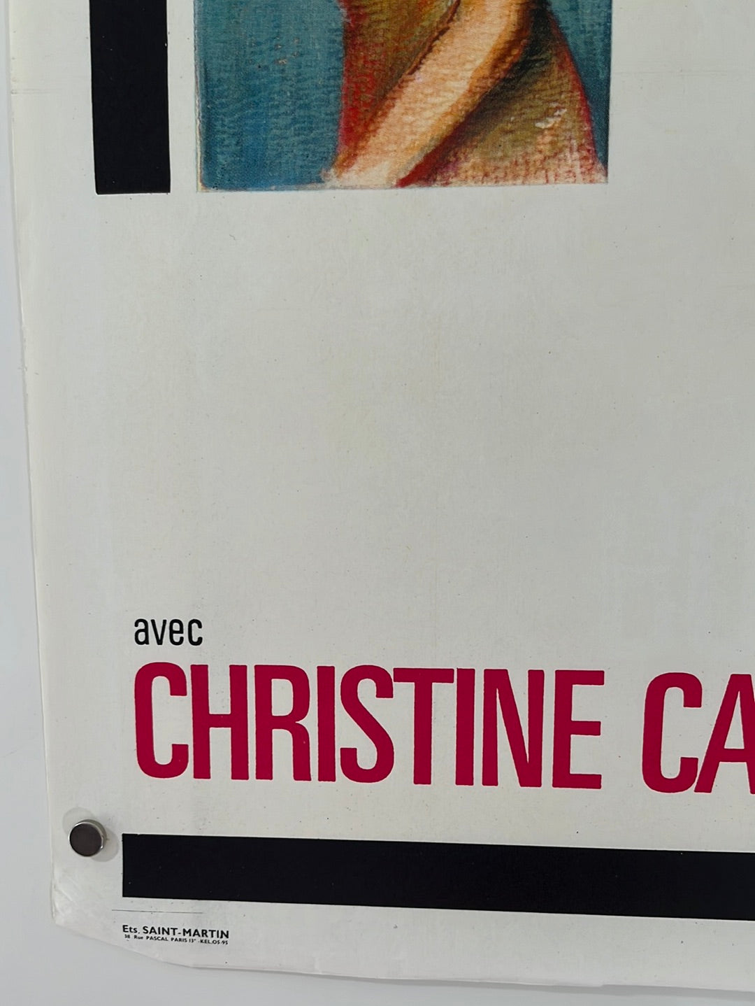 I Deal In Danger - O.S.S. Contre Gestapo (1965) Original French Affiche Cinema Poster