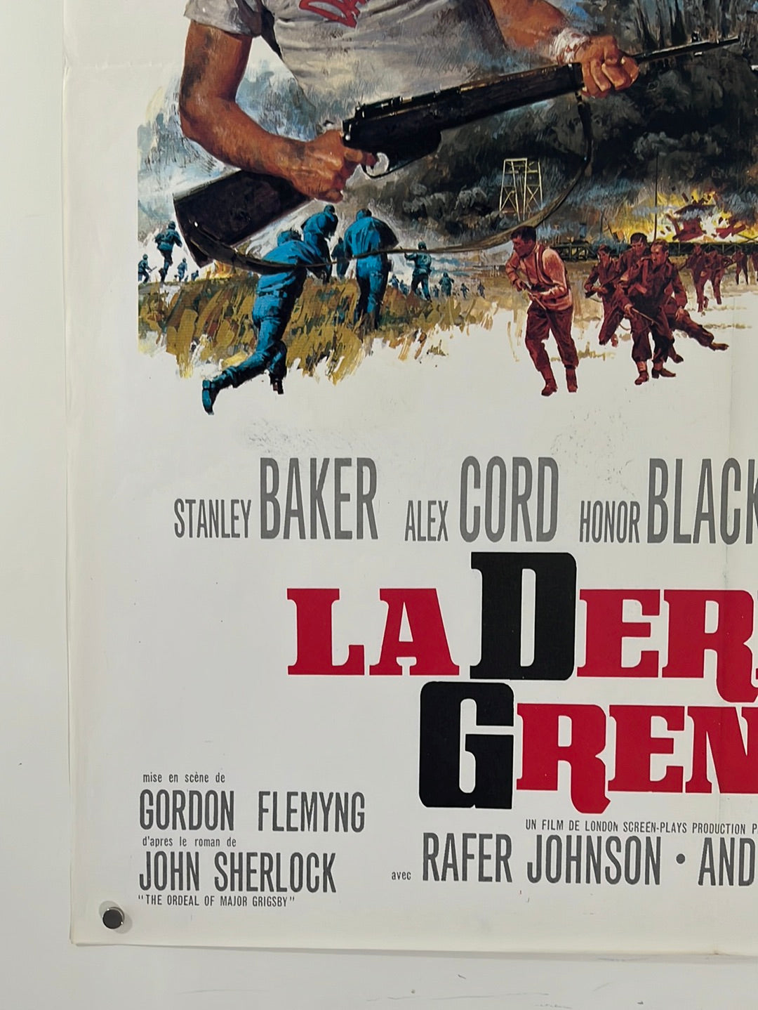 The Last Grenade - La Derniere Grenade (1970) Original French Affiche Cinema Poster