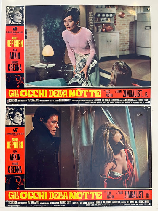 Wait Until Dark (1968) Italian Photobusta Movie Posters