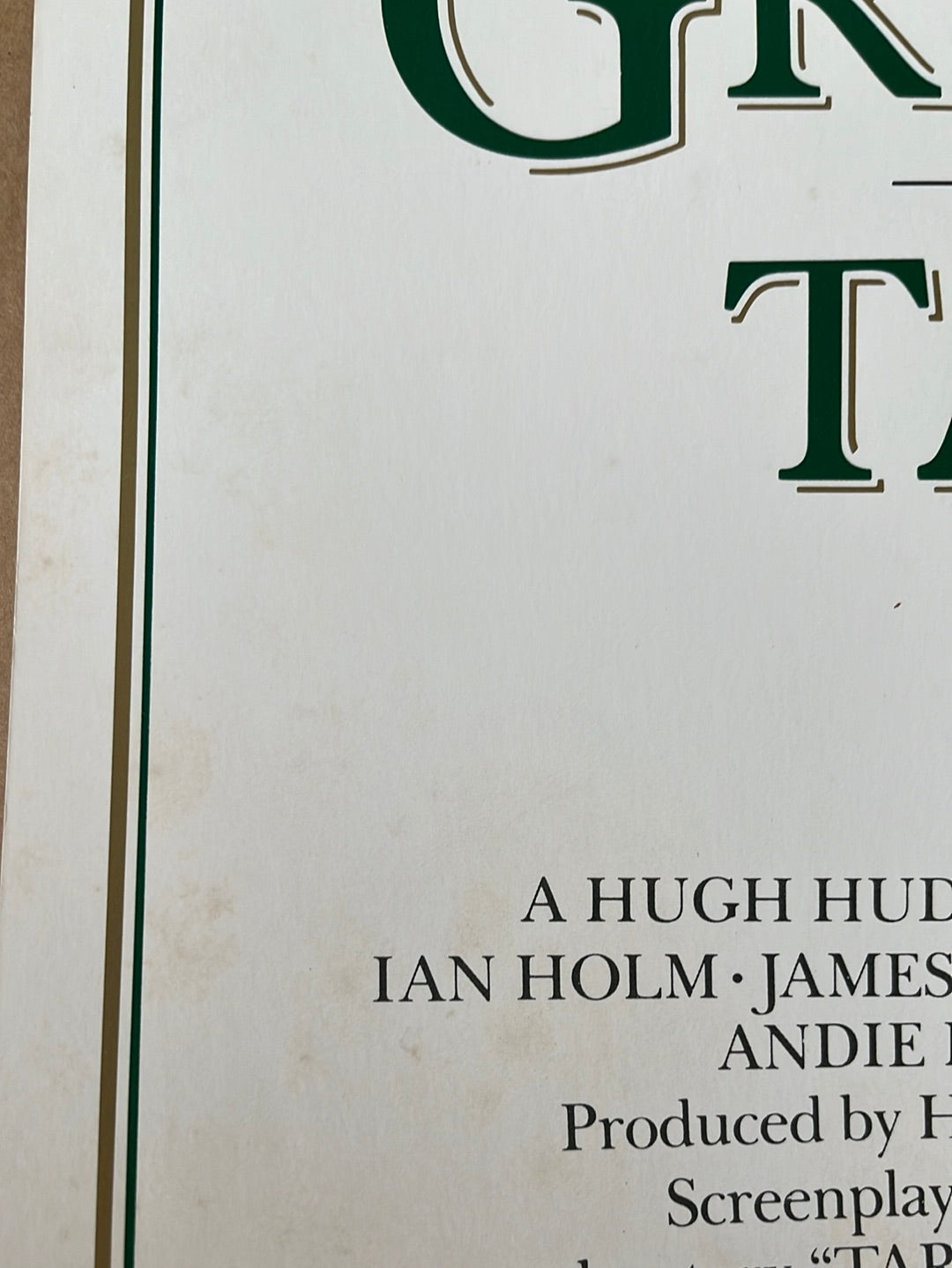 Greystoke - The Legend Of Tarzan (1983) Original US Insert Cinema Poster