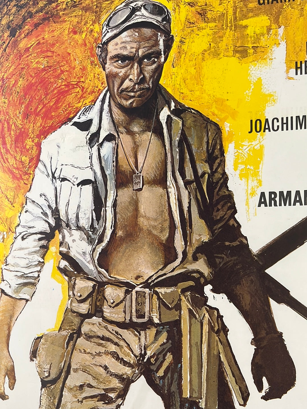 Commandos (1968) Original French Affiche Cinema Poster