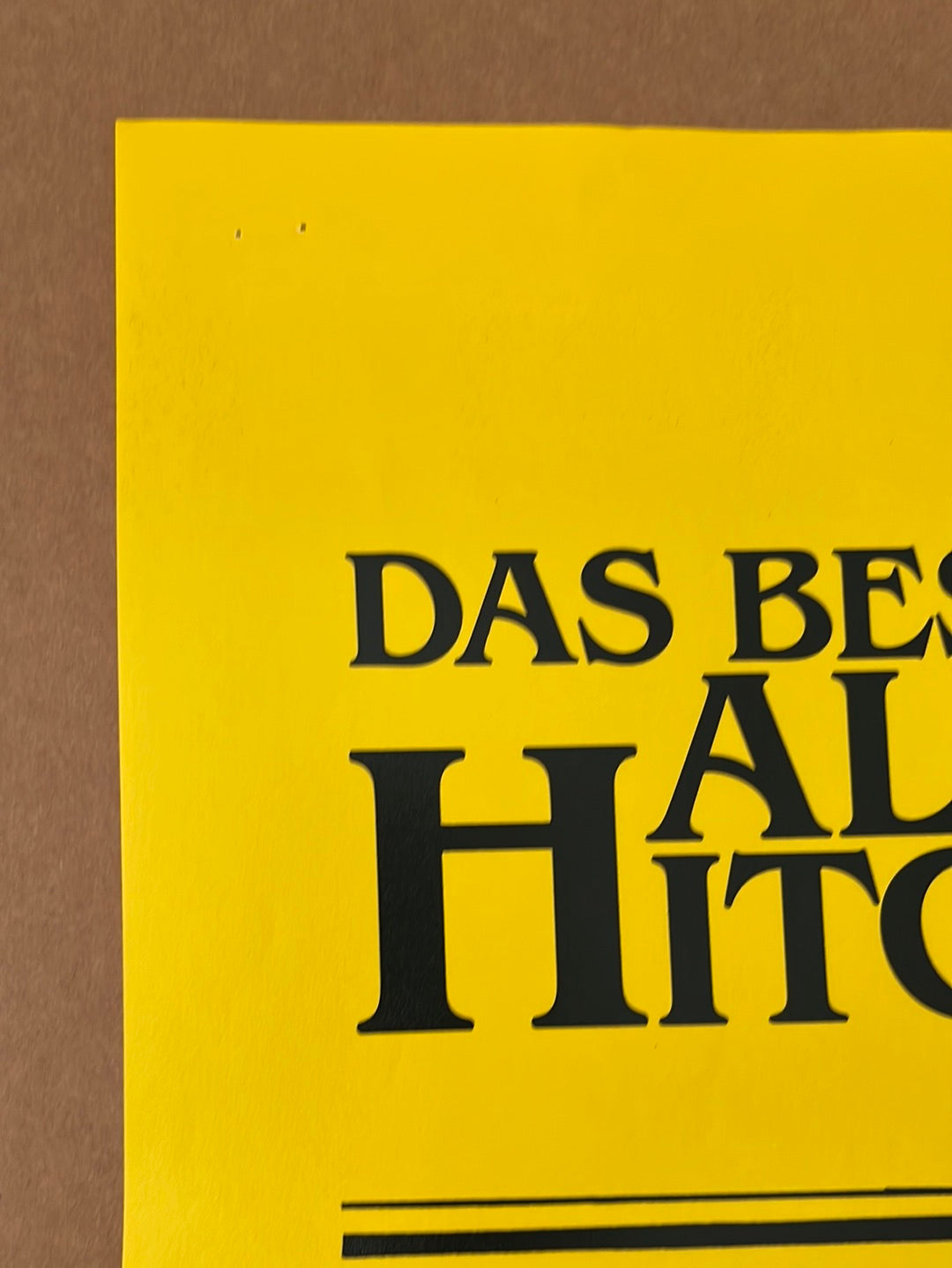 The Man Who Knew Too Much (1983 Re-Release) Original German A1 Cinema Poster